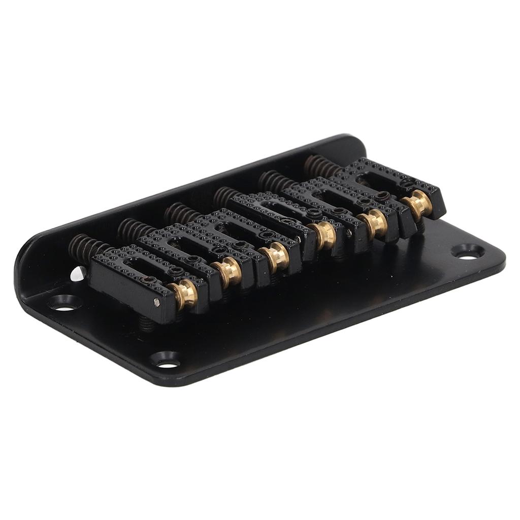 Бридж хардтейл седловый 6-струнный 78мм цинковый сплав медь бридж для электрогитары для замены черный