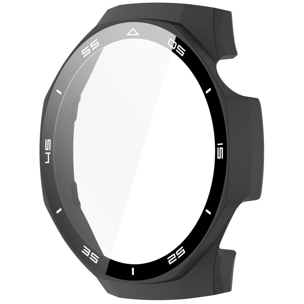 Tempered PC Protective Case Anti-Scratch Smart Watch Screen Protector with Scale Accessories for Watch GT 5 Pro 46MM