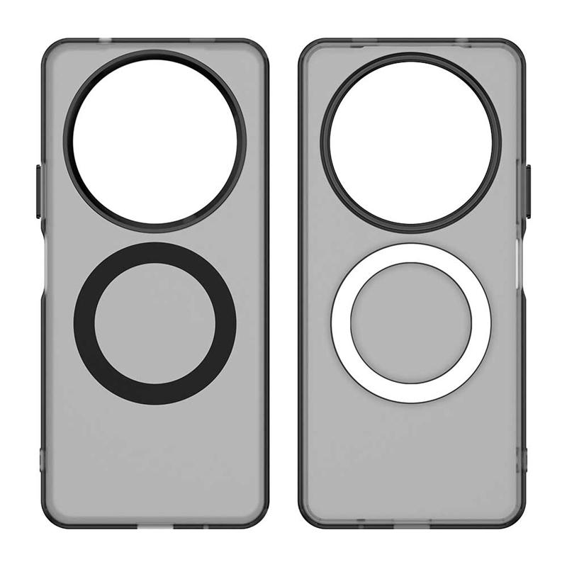 Прозрачный чехол для Xiaomi Redmi A3 Чехол для Redmi A3 A3X Магнитная адсорбция Беспроводная зарядка Полная задняя крышка для чехла Redmi A3