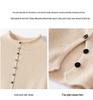2026 Women's High Neck Pure Cashmere Sweater: Soft, Fluffy, Single-Breasted Knit Outerwear for Autumn/Winter