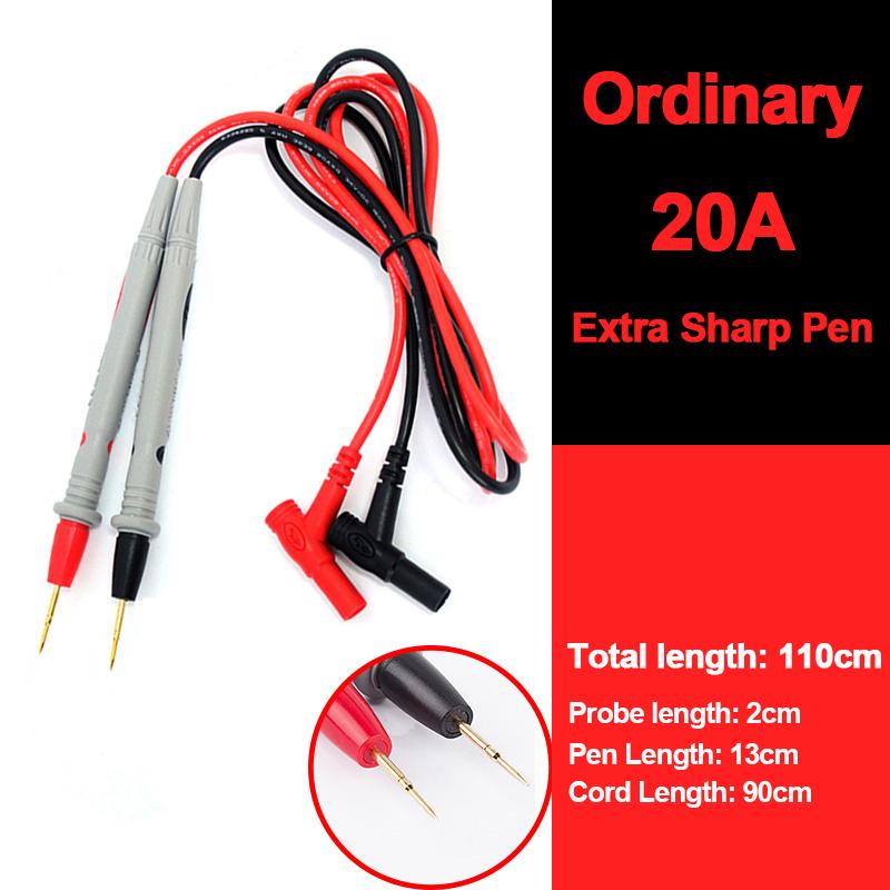 1000 В 20 А позолоченная ручка-мультиметр силиконовая антифриз термостойкая тестовая ручка съемная головка из нержавеющей стали для тестера