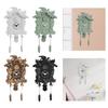 Cuckoos Clock Silent Hourly Chime Gifts Easily Read Ornament Decorative Accessories for Classroom Living Room Cafe Bar Study DEN