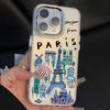 Чехол для телефона 'Travel City' для iPhone 17 Air 16 e 15 14 13 12 11 Pro Max Plus SE 2020 2022 Прозрачный Мягкий Чехол