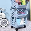 Корзина для хранения многофункциональная высокая вместимость штабелируемый полый органайзер для фруктов и овощей для кухни