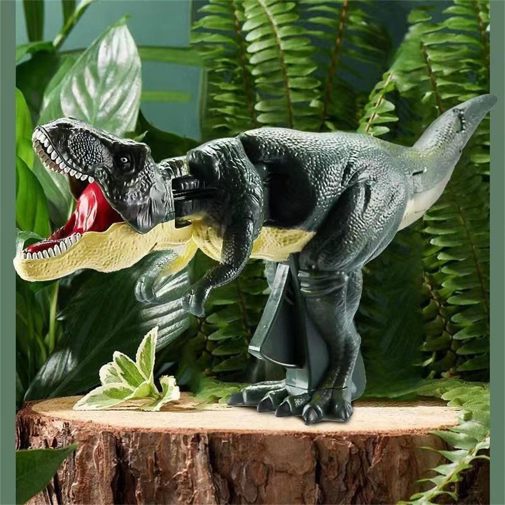 Model Pressing Dinosaur Toys With Swing Head And Tail Movements Simulated Dinosaur Toys Easy To Operate Kids Gift With Music And Lighting