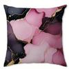 Home Decor Pink  Gold Abstract Pattern Throw Pillow Covers Pattern Cushion Cover Suitable for Sofa Bedroom Car Pillow Cover