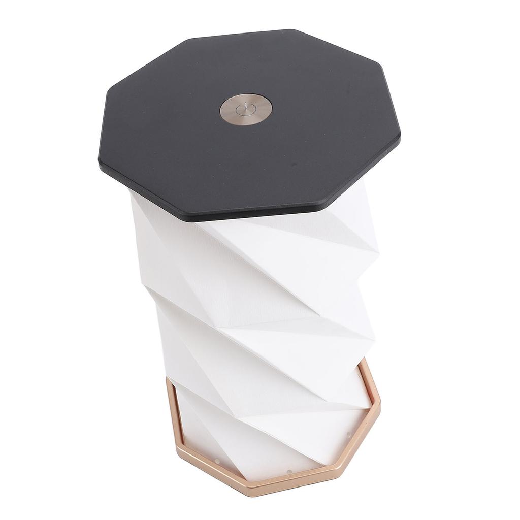 Лампа на прикроватном столике с регулируемой яркостью, сенсорная лампа на батарейках, вращающийся складной бумажный фонарь