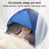 Beach Sun Shelter Head Tent Portable Automatic Poping Sun Protection Shade Canopy Outdoor Camping Fishing Hiking Picnic Foldable Mini Tent