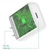 Быстрое зарядное устройство PD 20 Вт, настенный адаптер USB-C для iPhone 17 16 Pro Max 15 Pro Max, iPad, Air, Mini 6, компактное, безопасное, с вилкой США