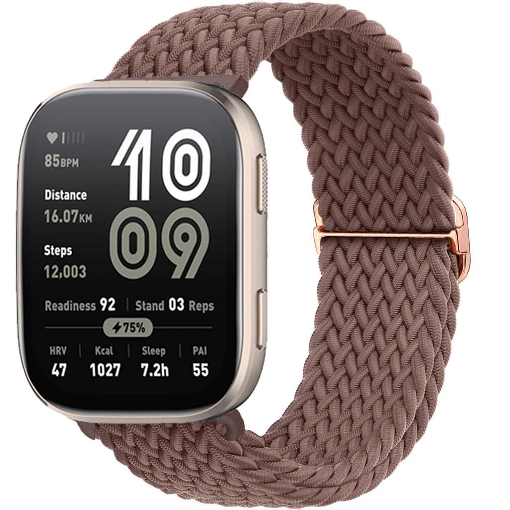 Плетеный ремешок Solo loop для Amazfit bip 6/5/Balance/GTS/4/2e/Mini/3/GTR/4/2/3/Pro ремешок 20мм 22мм браслет для часов huawei gt Ремешок