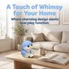 Cartoon Blue Bird Ceramic Tissue Box Creative Design Desktop Tissue Holder  Housewarming Gift