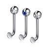 1Pc Stainless Steel Fashion Vertical Barbell Ring Genital Body Piercing Jewelry Gift