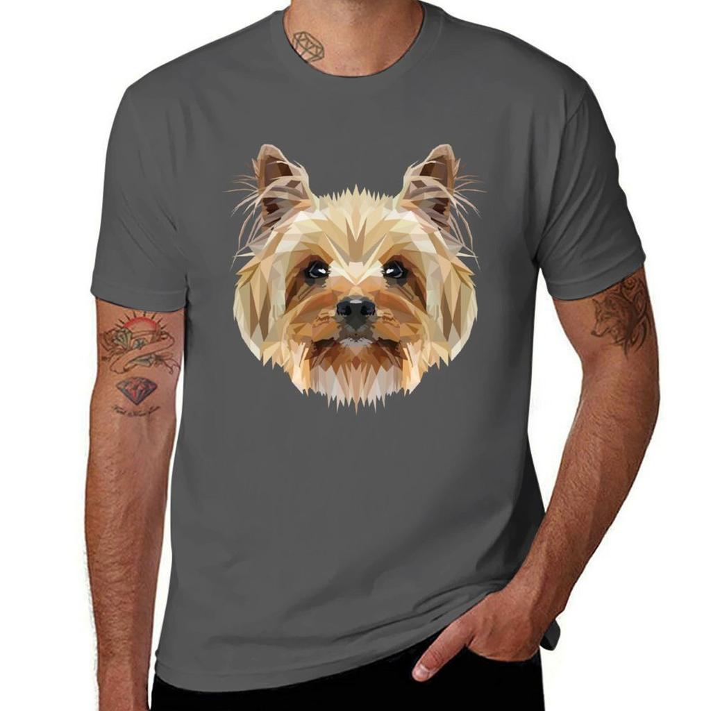Yorkshire Terrier Tshirt Abstract Pattern Print Top