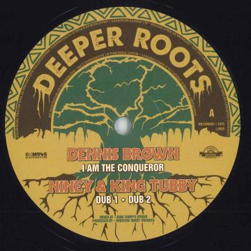 12-дюймовая пластинка DENNIS BROWN MAX ROMEO I Am The Conqueror Dub 1 Dub 2 BR12DR001 Deeper Roots EU 2026 Европа Регги Ска Даб