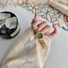 Ретро Золотые Женские Часы Простые Роскошные Часы с Кварцевым Механизмом и Цепочкой, Инкрустированные Бриллиантами, Темпераментные Средние Антикварные Часы с Маленьким Циферблатом Женские