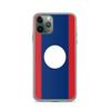 Coque iPhone - Drapeau Laos - iPhone 11 Pro - Silicone Souple - Design Fin - Protection Maximale