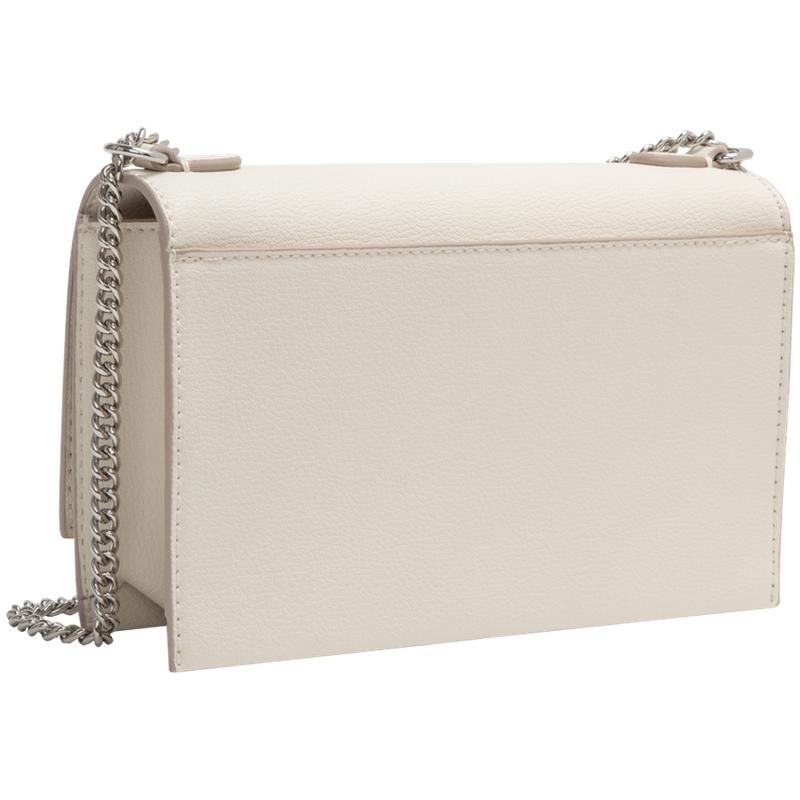 New CALVIN KLEIN Synthetic Material Crossbody Bag, Shoulder Bag Medium Size Women's Chalk White DH2806-67U
