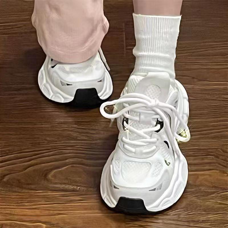 Легкие спортивные кроссовки для женщин, весна, новые сетчатые кроссовки в стиле кампуса Forrest Gump Daddy, универсальные повседневные модные кроссовки