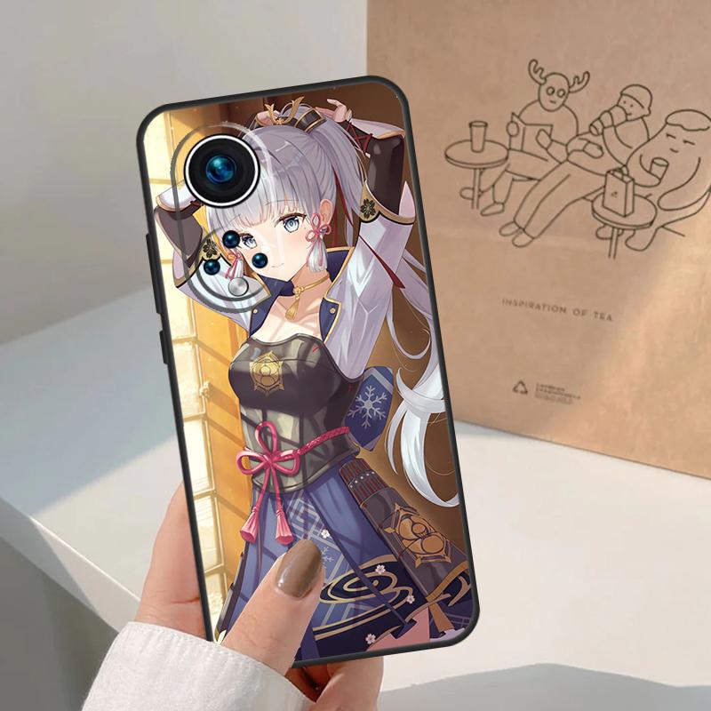 Genshin Impact Камисато Аяка Для Huawei P20 P30 P40 P60 Pro P Smart Nova 9 5T Honor 70 90 50 Magic5 Lite X7a X9a X8a Чехол