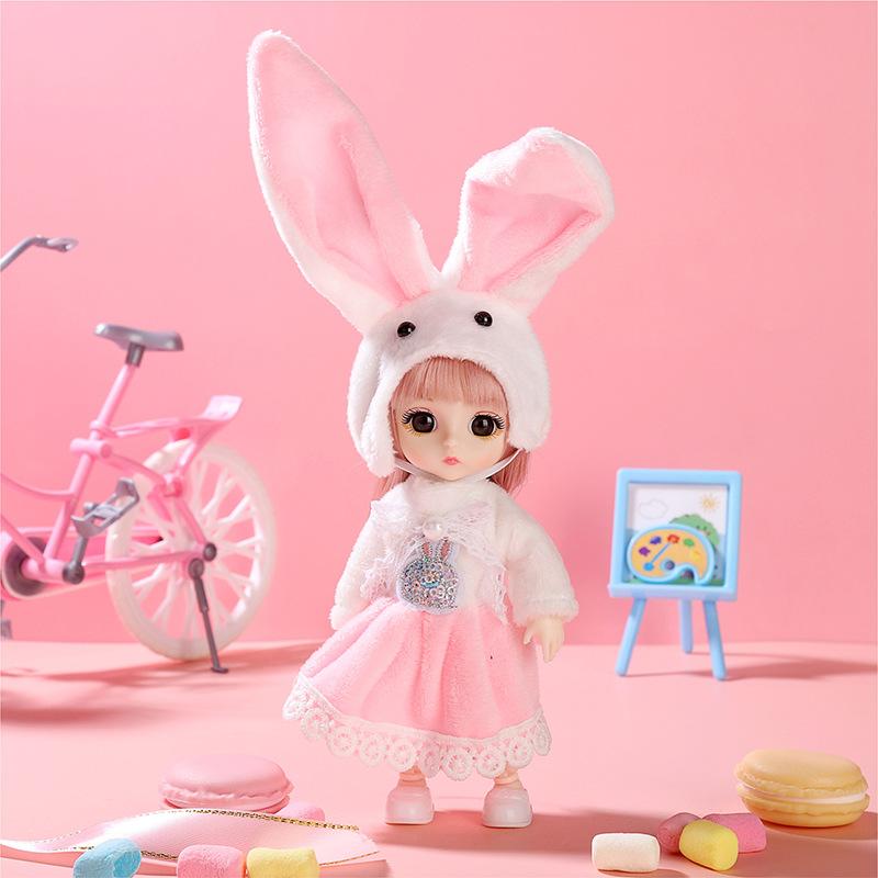 17 см музыкальная кукла-наряд принцесса подарочная коробка костюм маленькая девочка игрушка праздничный подарок Bjd кукла оптовая продажа