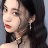 Punk Style The Cross Earring Fashion Geometric Stud Earrings Women Women Men Rock Jewelry Party Eardrop