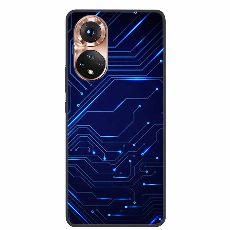Чехол Для Honor 50 Роскошный Силиконовый ТПУ Мягкий Чехол Для Телефона Для Huawei Honor 50 Чехол 5 0 NTH-NX9 Capa Ударопрочный Животный Чехол Coque