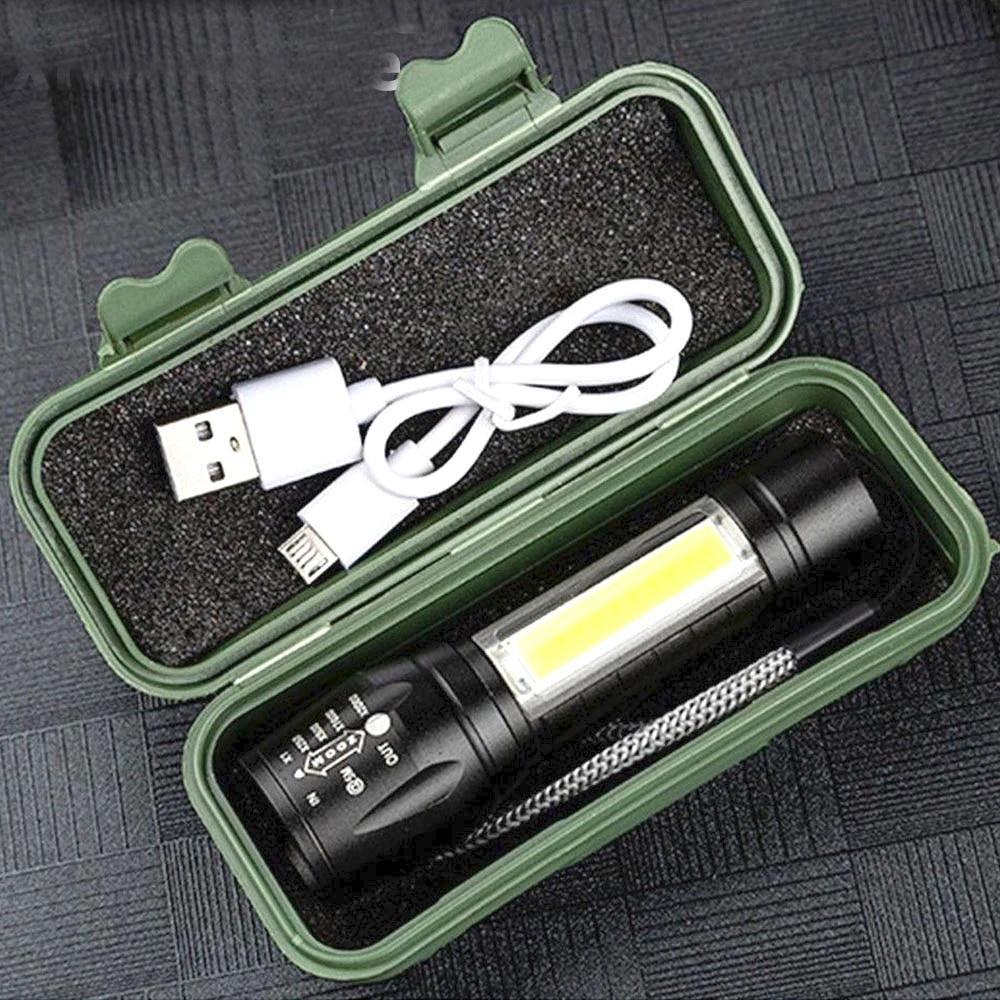 Мини-фонарик со светодиодом XP-G Q5, перезаряжаемый, с зумом, фонарь-брелок, 3 режима освещения, для кемпинга, мини-светодиод