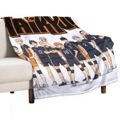 Аниме Волейбол Плед Многоцелевой для зимнего рождественского украшения Детские одеяла