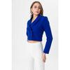 Women's Short Button-closed Blazer Jacket 245071 -