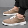 Горячая Распродажа Мужская Повседневная Обувь Коричневая Шнуровка Мужская Уличная Обувь на Плоской Подошве Дешевые Легкие Мужские Повседневные Кроссовки Zapatillas De Hombre