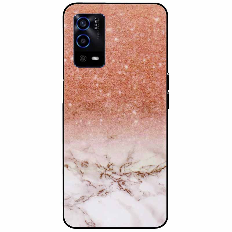 Для Oppo A55 4G Чехол A 55 Силиконовый Мягкий Расписной ТПУ Черная Крышка для Oppo A55 Чехол CPH2325 Милый Funda Coque для OPPOA55 6,51''