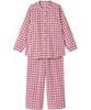 Relax Sleep Science Long Long Cotton Warm YDW470 RE [Wacoal & Sleep] Pajamas, Sleeves, Pants, 100% (Main Body) Women's