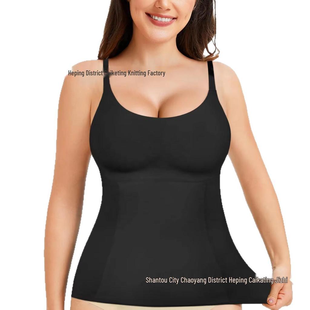 2026 Camisole для трансграничной электронной коммерции со встроенными чашечками бюстгальтера - Универсальный топ для ношения под одеждой и как самостоятельный элемент с стильным дизайном спинки