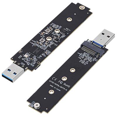 Адаптер NVMe на USB 10 Гбит/с USB 3.1 Gen 2 на M.2 NVMe SSD Конвертер Адаптер Макс. Поддержка 2 ТБ UASP TRIM для 2280 2260 2242 2230 SSD