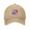 Coloured Koi Baseball Cap Rave Custom Cap Snap Back Hat Sunhat FeUnisex Unisexs