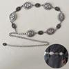 Vintage Metal Waist Chain For Women'S High End Ethnic Storm Semia Belt Decoration Spicy Girl Belt