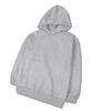 Толстовка с капюшоном Glake Plain Oversized из флиса, серая