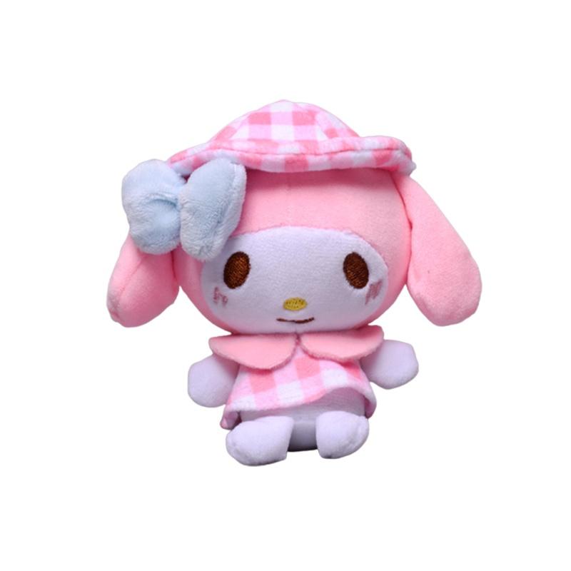 Милая Плюшевая Кукла-Подвеска Sanrio Куроми Мелоди Синнаморолл Для Украшения Сумки и Брелока