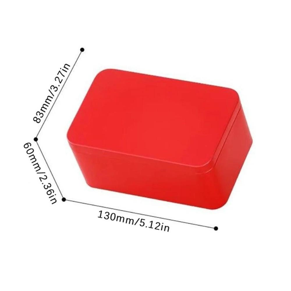 Tinplate Tin Box Solid Color Storage Box New Gift Jar  Candy Storage