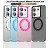 Magsafe Matte Phone Case For Xiaomi Redmi Note 13 13 Pro 13 Pro+ 5G/4G 13R Pro Magnetic Wireless Charging Shockproof Back Cover