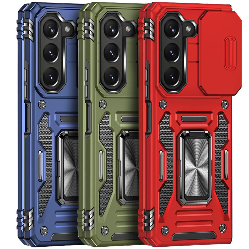 Бронированный противоударный чехол для Samsung Galaxy Z Fold 7 Cover С кольцом Магнитный держатель Coque Fundas Samsung Z Fold 6 чехол Fold6 5G