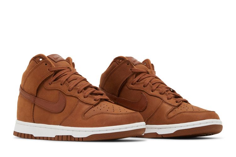 Women's Sneakers Nike Dunk High Premium Pecan (Women's) Pecan/White/Pecan