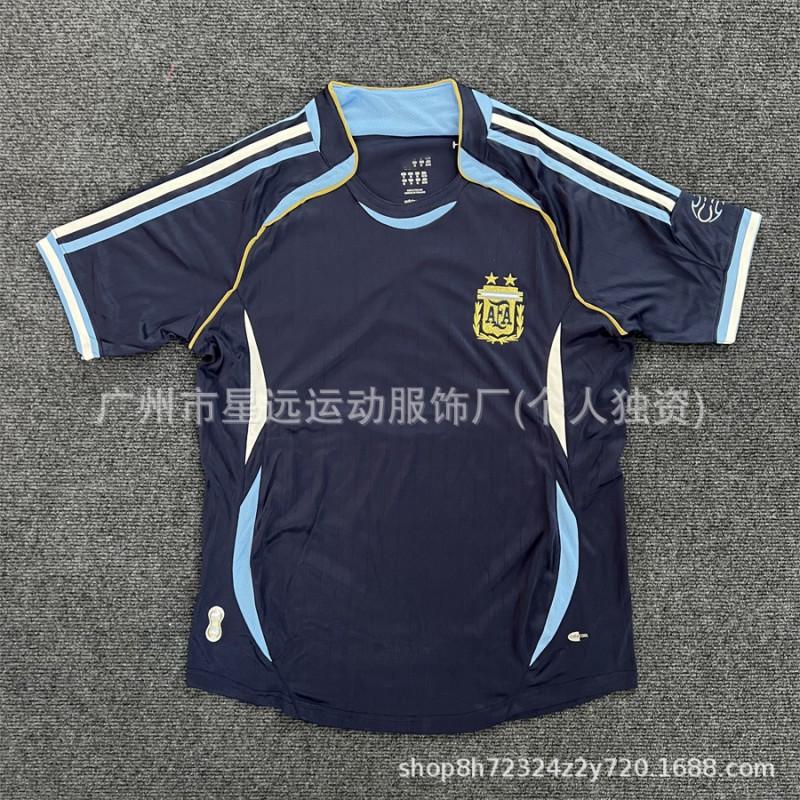Retro World Cup Football Jerseys - Brazil Argentina England Vintage Soccer Shirts Fans