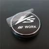 4 шт., 60 мм, колпаки ступицы для центра колеса VS W Work, универсальные диски, пылезащитный чехол, колпаки, эмблема автомобиля