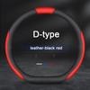 Car Steering Wheel Cover Nappa Leather Non-slip Booster Cover For Hyundai Santa Fe Sonata Tucson Kona I30 IX25 IX35 Elantra