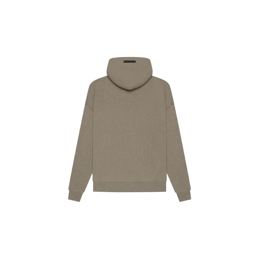 Fear of God Essentials SS21 Knit Pullover With Logo Unisex Tops Taupe FOG-SS21-646