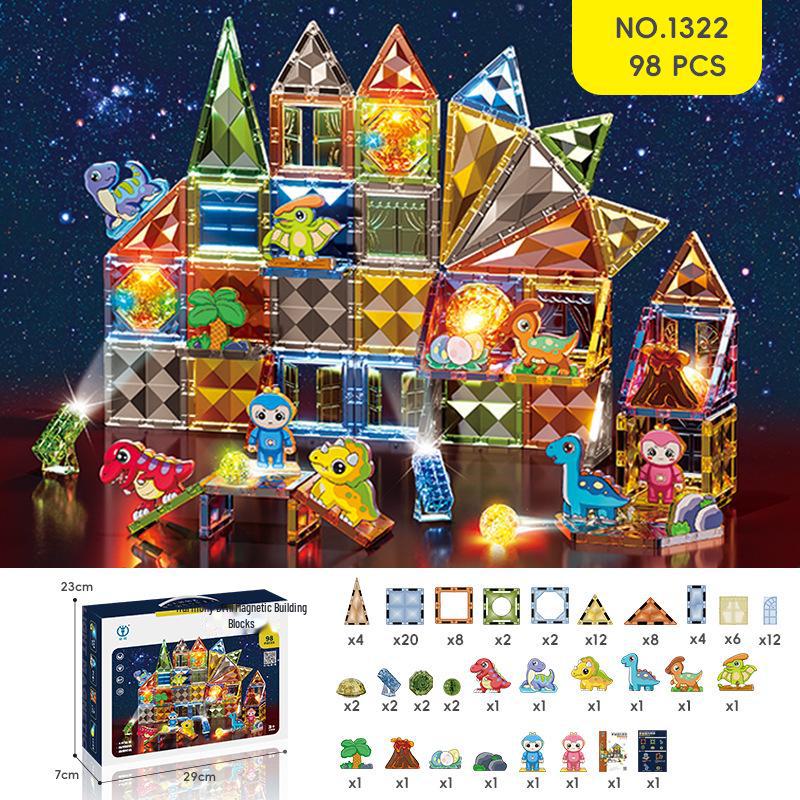 Магнитные шариковые строительные блоки Diger Pipeline: Красочный развивающий набор игрушек для детей