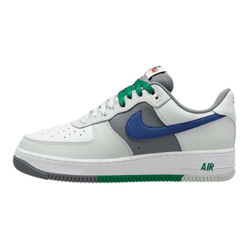 Nike Кроссовки Air Force 1 Low '07 LV8 Split Светло-серебристый Насыщенный королевский синий FD2592-001