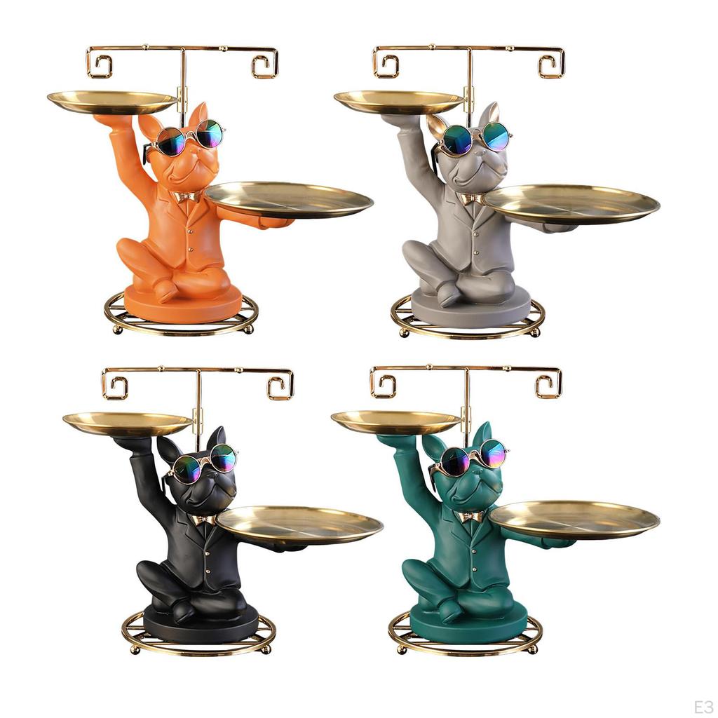 Статуя дворецкого с подносом Коллекция Французская скульптура Фигурка для ресторана