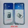 Для OPPO A5s A5Xs A15 A15s A16 A16s A36 A54 A74 A93 A57 A76 4G 5G Средняя рамка корпуса + Боковая кнопка + Объектив камеры